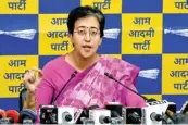  ?? (ANI) ?? Delhi Minister and Aam Aadmi Party (AAP) leader Atishi