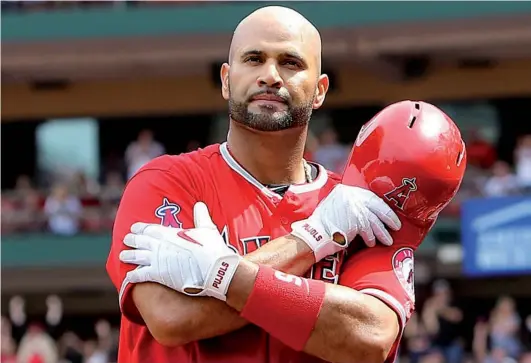  ?? FE ?? Con los Angelinos, Pujols asistió a un Juego de Estrellas (2015) y fue selecciona­do en una ocasión Jugador de la Semana de la Americana (2012).