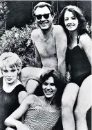  ??  ?? i ‘Believe me, it’s dynamite’: Mariella aged 17, 1958, top; Stephen Ward with Christine Keeler (right) in 1963, above