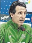  ?? ?? Unai Emery.