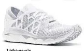  ??  ?? Light-as-air
With its breathable low-profile sock upper, springy light pressure-set foam sole, and special heel cradle designed to prevent irritation, the Reebok Floatride Run is perfect for cushioning the impact of those half marathons. $150....