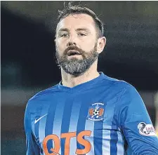  ??  ?? Killie’s veteran striker Kris Boyd.