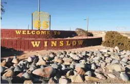  ?? FELICIA FONSECA AP ?? The U.S. Army Corps of Engineers recently announced a flood control project in Winslow, Ariz., would receive $65 million in funding.