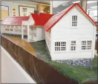  ?? ?? Heezen built and donated the model of the Sunset Hotel to the Bella Vista museum in 2001.