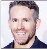  ??  ?? BONUS: Ryan Reynolds