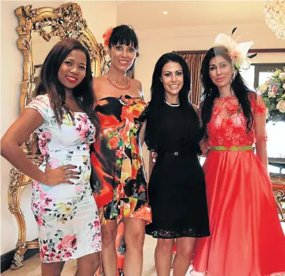  ?? Picture: JACKIE CLAUSEN ?? DOWN WITH DIVAS: Puleng Mash-Spies, Aimee Sadie, Christie Swanepoel and Sorisha Naidoo are just four of the sassy women