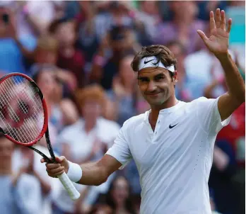  ?? Photo: Forbes ?? Back at it…Roger Federer.