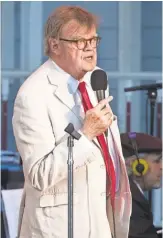  ?? CRAIG MATHEW ?? Garrison Keillor, creator of “A Prairie Home Companion,” says he apologized for touching a woman and things were fine “until her lawyer called.”