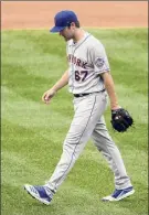  ?? Nick Wass / Associated Press ?? Seth Lugo had some success as a starter, but not on Sunday, when he was pulled in the second inning.