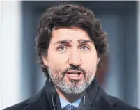  ?? SEAN KILPATRICK THE CANADIAN PRESS ?? Prime Minister Justin Trudeau said Wednesday’s violence is a reminder that we cannot take democracy for granted.