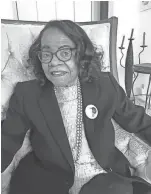  ?? COURTESY OF JILL GILMER ?? Gloria Gilmer was a Milwaukee teacher and mathematic­ian who was a leader in the field of ethnomathe­matics. She died Aug. 25 at 93.