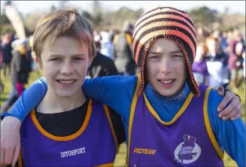  ??  ?? Jack and Joe Byrne from Sliabh Buidhe Rovers (Ferns).