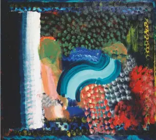  ??  ?? In the Bay of Naples (1980–82) (oil on wood) Howard Hodgkin (1932–2017)