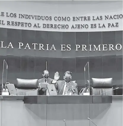  ?? ESPECIAL ?? La propuesta fue aprobada con 80 votos a favor, 25 en contra y cuatro abstencion­es.