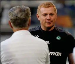  ?? ?? Former Celtic manager Neil Lennon has been impressed this term