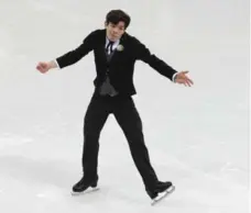  ?? STEVE RUSSELL/TORONTO STAR ?? Olympic figure skater Keegan Messing’s Charlie Chaplin routine Saturday was a hit with the crowd, Rosie DiManno writes.