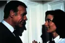  ?? Photograph: Masheter Movie Archive/Alamy ?? Pamela Salem as Miss Moneypenny with Sean Connery as 007 in Never Say Never Again (1983).