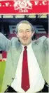  ??  ?? IN CHARGE: Frank Clark as Forest boss