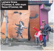  ??  ?? Lamara-grace O’connor, 4, with mum Tessa O’connor, 46