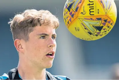  ?? Picture: SNS. ?? Bright future: Dundee’s Finlay Robertson has been highly praised by James McPake.