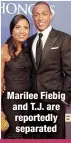  ?? ?? Marilee Fiebig and T.J. are reportedly separated