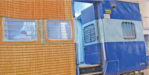  ??  ?? Railway coaches in India are being converted into isolation units.