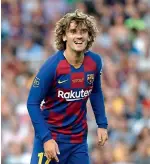  ?? — AP ?? WORLD CUP HERO: France’s World Cup-winning forward Antoine Griezmann will make his official Barcelona debut on Friday.