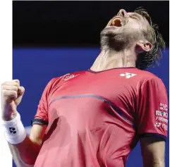  ?? ANSA ?? Stan Wawrinka, 34 anni, sta costruendo­si una possibilit­à per le Finals