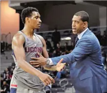  ?? TONY TRIBBLE/AP FILE PHOTO ?? UConn guard Christian Vital had a solid sophomore season and expects to become one of the Huskies’ leaders next season whether head coach Kevin Ollie returns or not.