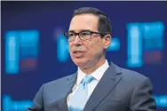  ?? Jae C. Hong, The Associated Press file photo ?? Treasury Secretary Steven Mnuchin said Sunday that the United States and China are stepping back from a possible trade trade war between the world’s two biggest economies after two days of talks that he said had produced “meaningful progress.”