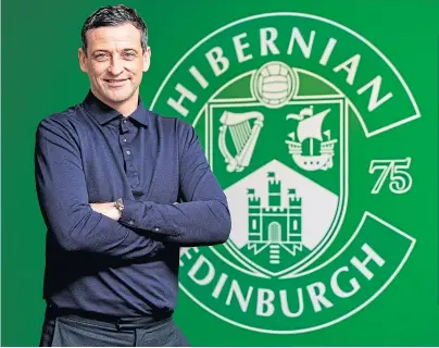  ??  ?? FRESH START: Jack Ross, sacked only last month by Sunderland, is already aiming high with Hibernian