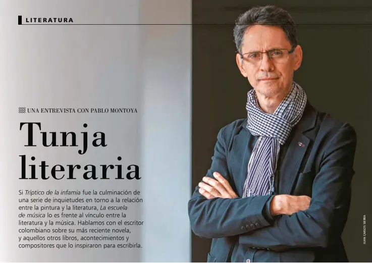  ??  ?? El escritor Pablo Montoya nació en Barrancabe­rmeja en 1963.