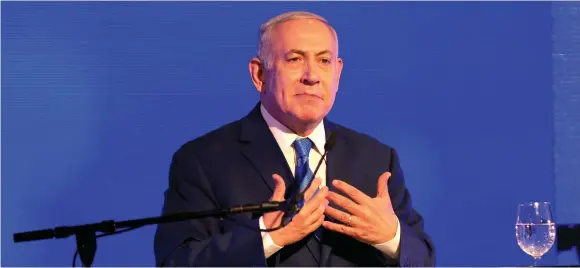  ?? (Reuters) ?? BENJAMIN NETANYAHU – not a master thief, just a petty cheat.