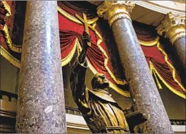  ?? Bill Clark CQ-Roll Call ?? THE STATUE of Father Junípero Serra has represente­d the Golden State in the National Statuary Hall at the U.S. Capitol building since 1931.