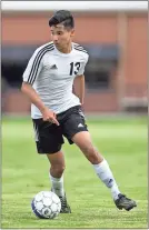  ?? Steven Eckhoff / RN-T ?? Coosa’s Jorge Lopez scored twice against Putnam County in the quarterfin­als of the Class AA state playoffs Saturday.