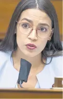  ?? AFP ?? Alexandria Ocasio-Cortez.