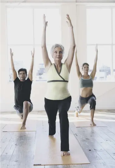  ??  ?? 0 For the over-60s, yoga is the best form of exercise according to Edinburgh University researcher­s