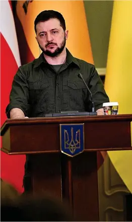  ?? ?? Volodímir Zelenski, presidente de Ucrania.