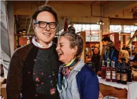  ?? Brontë Wittpenn/The Chronicle ?? Russell Moore and Allison Hopelain, former owners of Camino in Oakland, say they don’t plan to open another restaurant after the strains of the pandemic.
