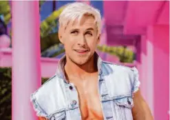  ?? Warner Bros. Pictures/Jaap Buitendijk ?? Ryan Gosling stars as Ken in “Barbie,” the live-action film that appears to embrace the doll with a heavy amount of satire.