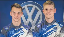  ??  ?? GTC DRIVERS. Representi­ng the team in GTC races will be Keagan Masters and Daniel Rowe.
