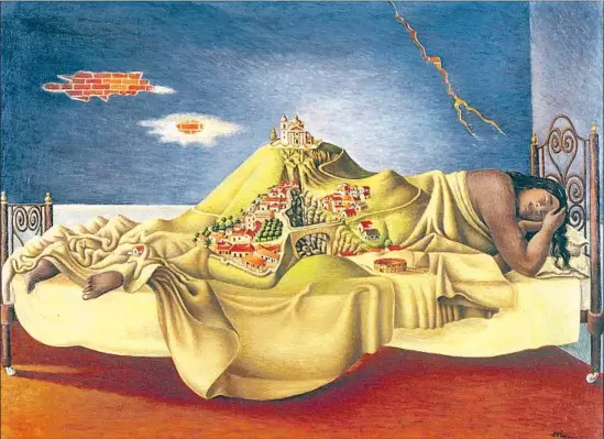  ?? Galería de Arte Mexicano, Mexico City ?? ANTONIO RUIZ’S “La Malinche (El Sueno de la Malinche),” 1939, in the exhibition “Traitor, Survivor, Icon: The Legacy of La Malinche” at the Denver Art Museum.