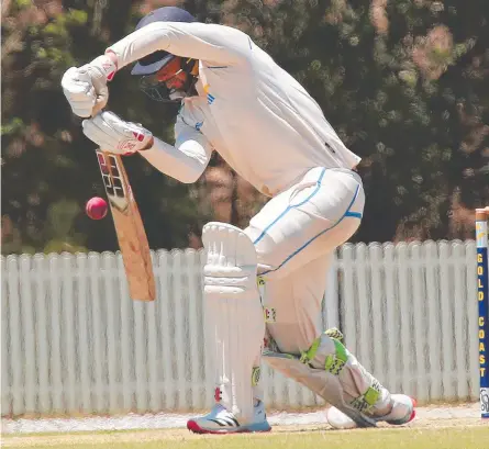  ??  ?? Liam Hope-Shackley was his side’s best on a down day for the Gold Coast Dolphins. Picture: Mike Batterham