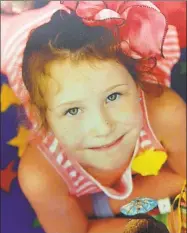  ?? Contribute­d photo ?? Charlotte Bacon died in the Sandy Hook Elementary School shooting in Newtown on Dec. 14, 2012.