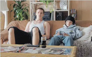  ?? TOBIN YELLAND
A24 ?? Lucas Hedges, left, and Sunny Suljic in “Mid90s.” This is Jonah Hill’s directoria­l feature debut.