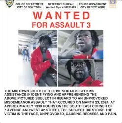  ?? Picture: TIKTOK ?? A “wanted” sign has been issued for another alleged attacker.