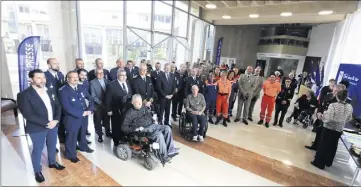  ?? (Photo F. M.) ?? La cérémonie s’est tenue hier en préfecture à Toulon en présence des familles des récipienda­ires, d’élus et des responsabl­es de la sécurité publique.