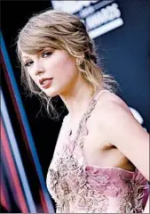  ?? LISA O’CONNOR/GETTY-AFP ?? Taylor Swift is backing a Democrat in a Senate race.