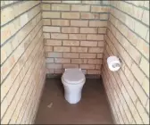  ??  ?? One of the new toilets that the MTN Foundation donated to Luna Primary School in Bizana, in the Eastern Cape.