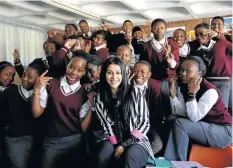  ?? Picture: RAYMOND PRESTON ?? BRIGHT AND BEAUTIFUL: In the short time Sumayyah Wariawa has been teaching at Liverpool Secondary School in Actonville, she has made an impact inside and outside her classroom